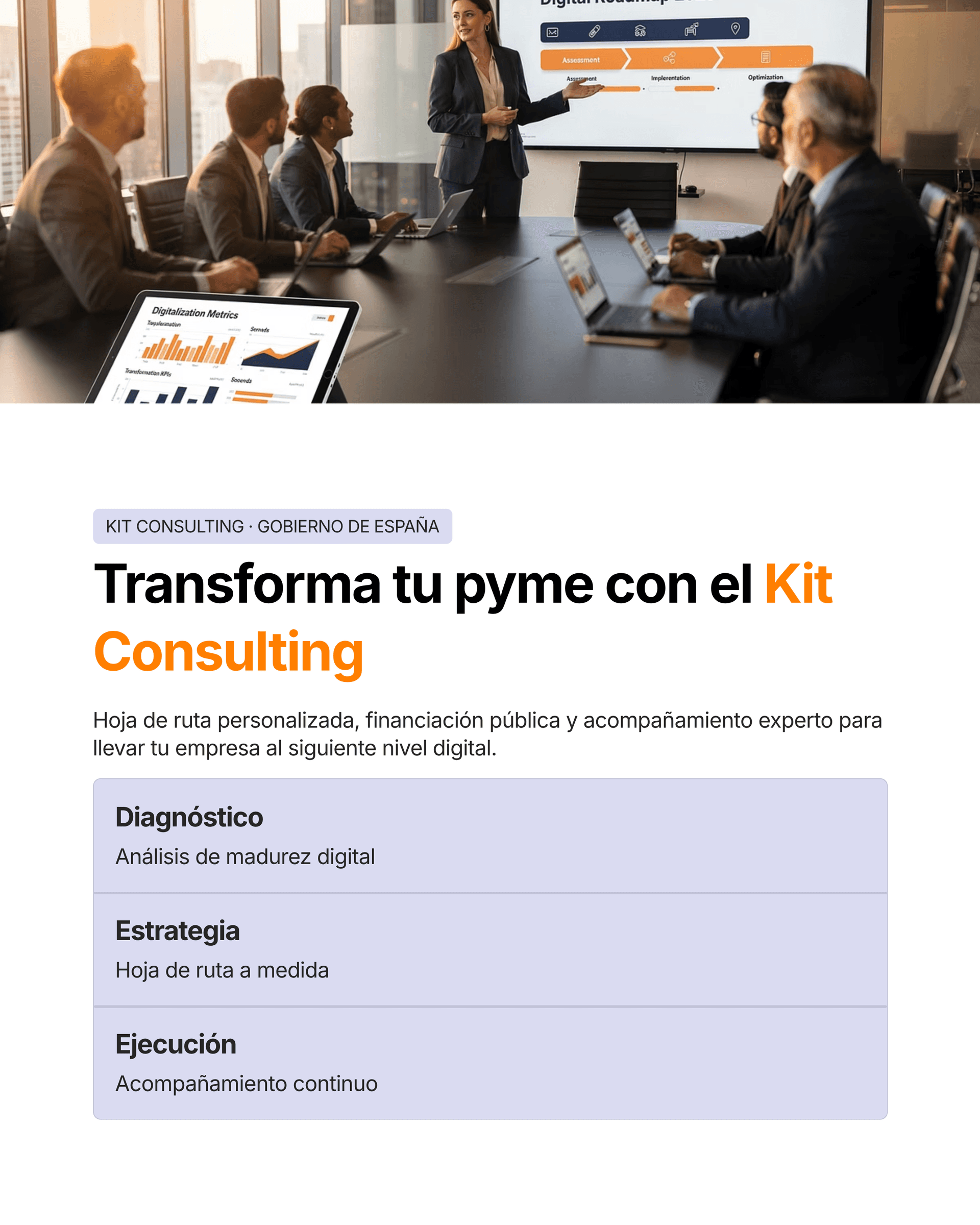Kit Consulting: assessorament digital subvencionat per a la teva pime