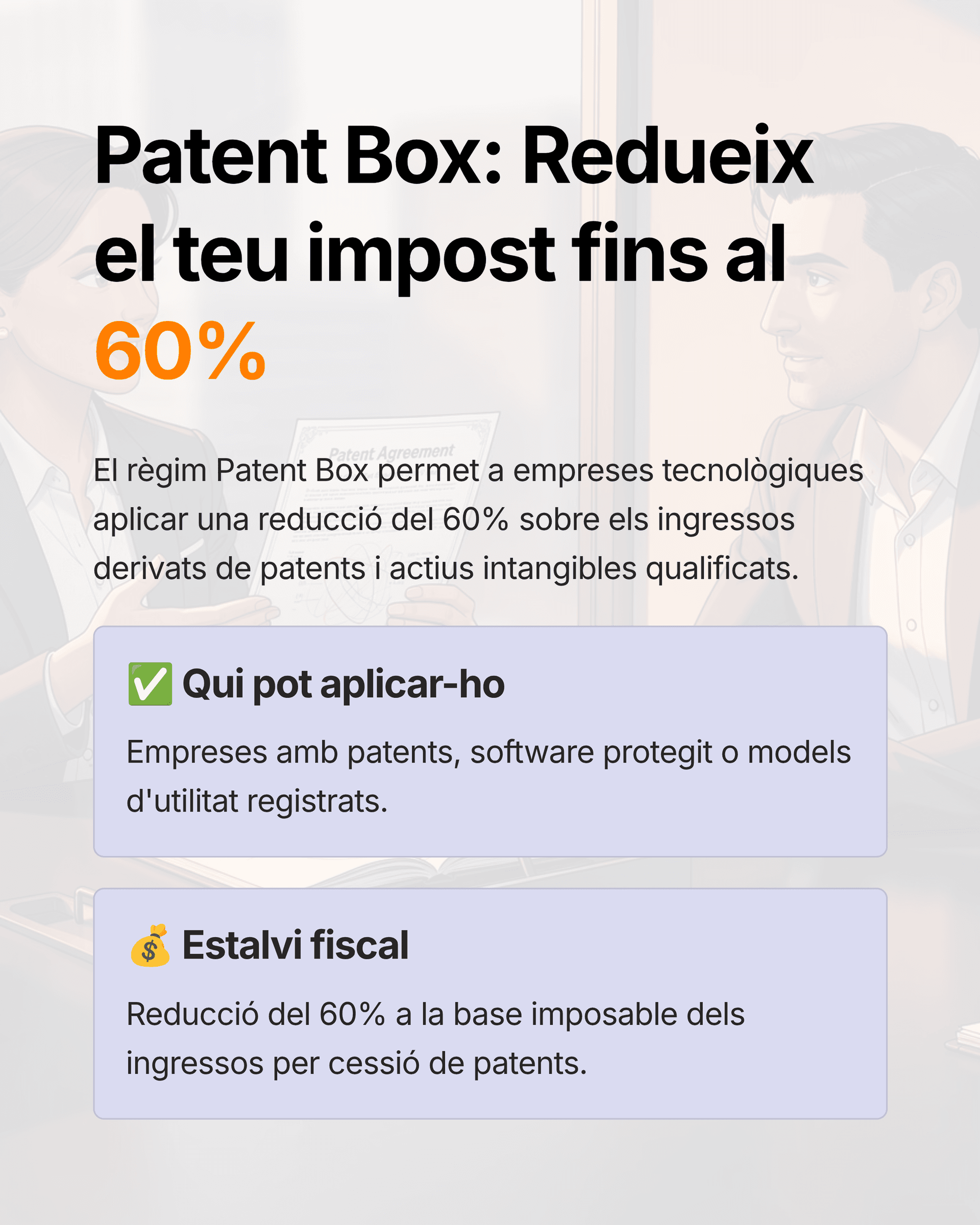 Patent Box en España: reduce hasta el 60% la tributación de tu I+D