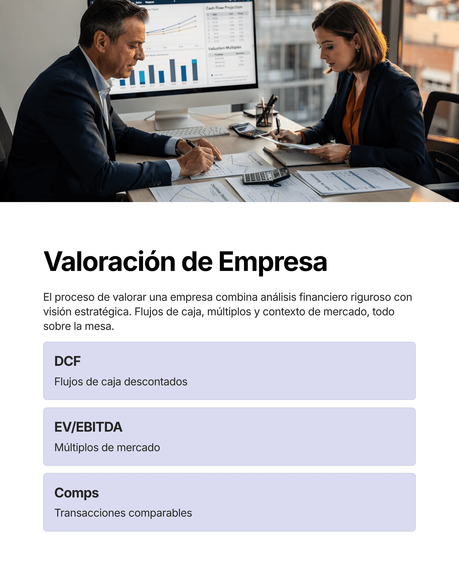 Valoración de empresa: métodos y cuándo necesitas una