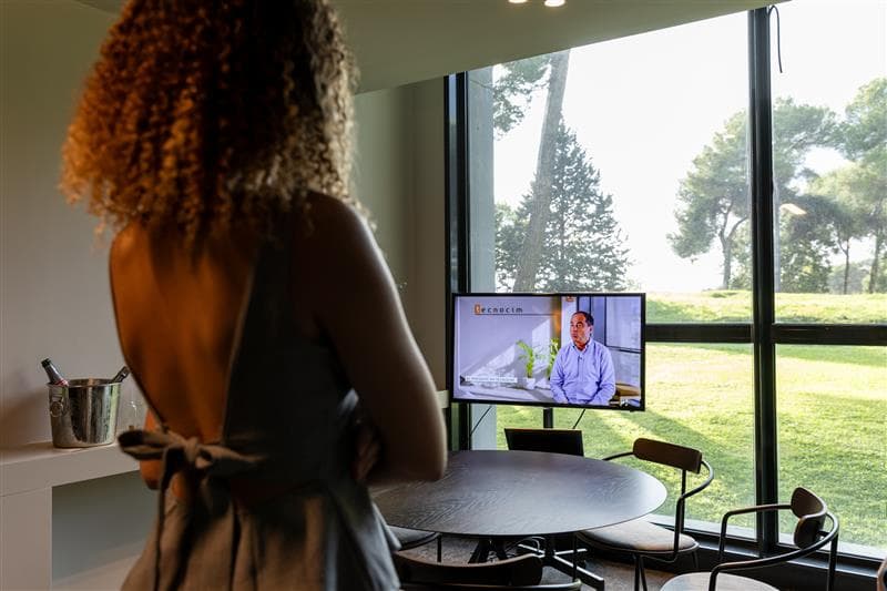 Reunión de equipo desde arriba